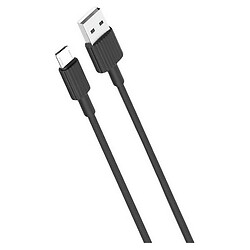 USB кабель XO NB-P156, MicroUSB, 1.0 м., Чорний