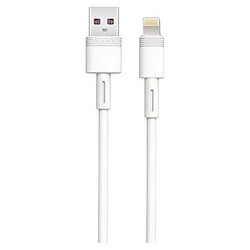 USB кабель XO NB-Q166 Apple iPhone SE 2022 / iPhone 14 Pro Max / iPhone 14 Plus / iPhone 14 Pro / iPhone 14 / iPhone 13 Pro / iPhone 13 Mini / iPhone 13 / iPhone 13 Pro Max / iPhone 12 Mini / iPhone 12 Pro Max / iPhone 12 Pro, Lightning, 1.0 м., Білий