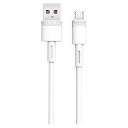 USB кабель XO NB-Q166, MicroUSB, 1.0 м., Белый
