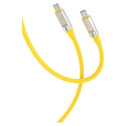 USB кабель XO NB-Q252B, Type-C, 1.0 м., Жовтий