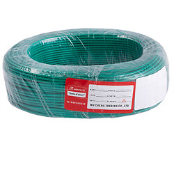 Провід багатожильний 1.5mm2 (16AWG/48xD0.20мм, мідь, PVC), зелений
