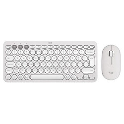 Клавиатура и мышь Logitech Pebble 2 Combo, Белый