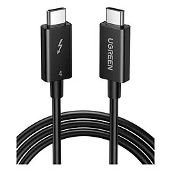 USB кабель Ugreen US501, Type-C, 2.0 м., Чорний