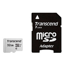 Карта памяти Transcend 300S MicroSDHC UHS-1, 32 Гб.