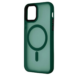 Чохол (накладка) Apple iPhone 11, Cosmic Magnetic Color, MagSafe, Зелений