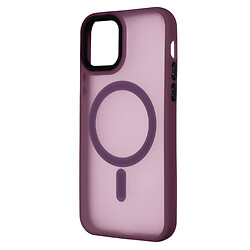 Чохол (накладка) Apple iPhone 11 Pro Max, Cosmic Magnetic Color, MagSafe, Бордовий