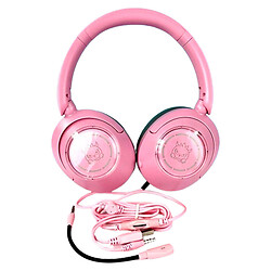Навушники A8908G, З мікрофоном, Рожевий