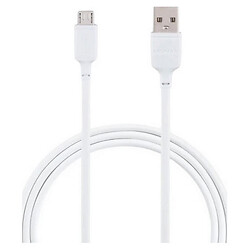 USB кабель Momax DM16W, MicroUSB, 1.0 м., Белый