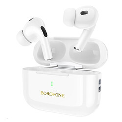 Bluetooth-гарнітура Borofone BW59 Plus, Стерео, Білий
