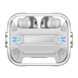 Bluetooth-гарнитура Hoco EW55 Trendy, Стерео, Серебряный