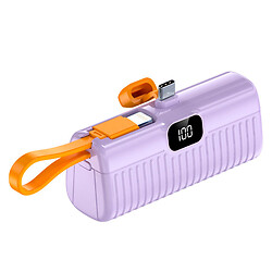 Портативная батарея (Power Bank) WUW Y134 Mini, 5000 mAh, Фиолетовый