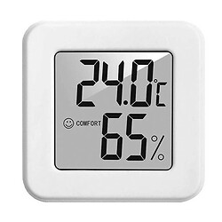 Термометр з гігрометром 1207, Білий