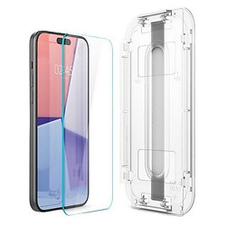 Защитное стекло Apple iPhone 15 / iPhone 15 Pro, Spigen, Прозрачный