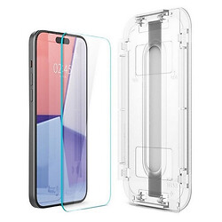 Захисне скло Apple iPhone 15 / iPhone 15 Pro, Spigen, Прозорий