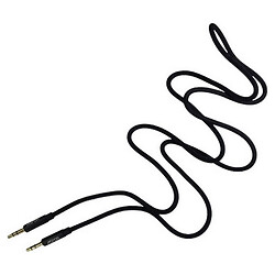 AUX кабель Aspor A230, 3,5 мм., 1.0 м., Чорний