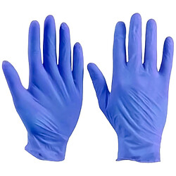 Набір рукавичок господарських нітрилових Optimal р XL сині 20 шт/уп