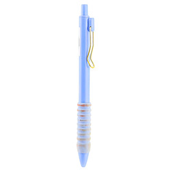 Ручка гелева автоматична однотонний корпус, синій колір