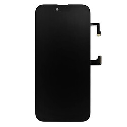 Дисплей (экран) Apple iPhone 15, High quality, С сенсорным стеклом, С рамкой, Черный
