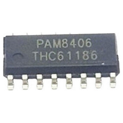 Підсилювач НЧ (ПЗЧ) PAM8406DR