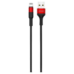 USB кабель Usams US-SJ220 Apple iPhone SE 2022 / iPhone 14 Pro Max / iPhone 14 Plus / iPhone 14 Pro / iPhone 14 / iPhone 12 Mini / iPhone 12 Pro Max / iPhone 12 Pro / iPhone 12 / iPhone SE 2020 / iPad PRO 9.7 2018, Lightning, 1.2 м., Красный
