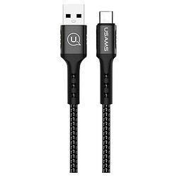 USB кабель Usams US-SJ289, Type-C, 1.2 м., Чорний