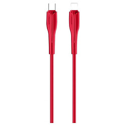 USB кабель Usams US-SJ405 Apple iPhone SE 2022 / iPhone 14 Pro Max / iPhone 14 Plus / iPhone 14 Pro / iPhone 14 / iPhone 12 Mini / iPhone 12 Pro Max / iPhone 12 Pro / iPhone 12 / iPhone SE 2020 / iPad PRO 9.7 2018, Lightning, 1.0 м., Красный