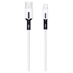 USB кабель Usams US-SJ456 Apple iPhone SE 2022 / iPhone 14 Pro Max / iPhone 14 Plus / iPhone 14 Pro / iPhone 14 / iPhone 12 Mini / iPhone 12 Pro Max / iPhone 12 Pro / iPhone 12 / iPhone SE 2020 / iPad PRO 9.7 2018, Lightning, 2.0 м., Білий