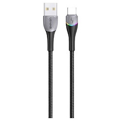 USB кабель Usams US-SJ542, Type-C, 1.2 м., Чорний