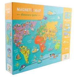 Гра магнітна дитяча DoDo Карта Світу пазли та магнітна дошка