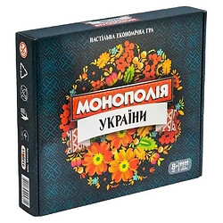 Игра настольная Strateg Монополия Украины (укр) в коробке
