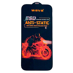 Защитное стекло Apple iPhone 15 / iPhone 15 Pro, Weva ESD Anti-Static, Черный
