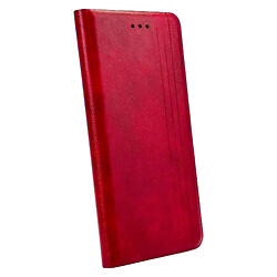 Чохол (книжка) Xiaomi Redmi 10 Pro Max / Redmi Note 10 Pro, Mustang Matte Black, Червоний