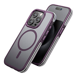 Чехол (накладка) Apple iPhone 15, Hoco AS5 Airbag, MagSafe, Фиолетовый