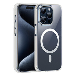 Чехол (накладка) Apple iPhone 15 Plus, Hoco AS6 Transparent, MagSafe, Серый