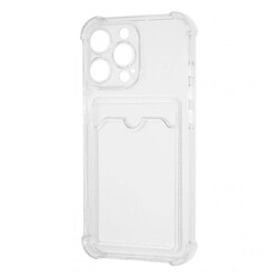 Чехол (накладка) Apple iPhone 15 Pro, Silicone Card Case, Прозрачный