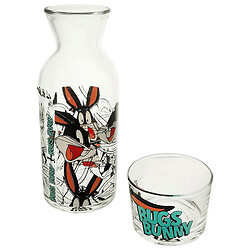 Набор посуды стекло Warner Bros Bugs Bunny: бутылка+стакан