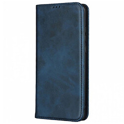Чохол книжка) Xiaomi Poco C61 / Redmi A3, Leather Case Fold, Темно синій, Синій