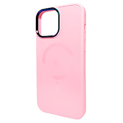 Чохол (накладка) Apple iPhone 14 Pro, AG-Glass Sapphire, MagSafe, Рожевий
