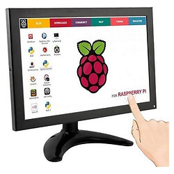 10.1" Портативный монитор в стальном корпусе IPS TFT 1280x800 с сенсорным экраном для Raspberry Pi