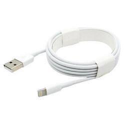 USB кабель Dengos Apple iPhone 15 Plus / iPhone 15 Pro Max / iPhone 15 / iPhone 15 Pro / iPhone SE 2022 / iPhone 14 Pro Max / iPhone 14 Plus / iPhone 14 Pro / iPhone 14 / iPhone 13 Pro / iPhone 13 Mini / iPhone 13, Lightning, 2.0 м., Белый