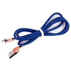 USB кабель Dengos, MicroUSB, 1.0 м., Синий