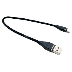 USB кабель Dengos, Type-C, 0.25 м., Чорний