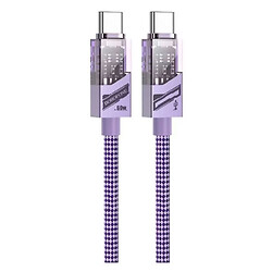 USB кабель Borofone BU42 Octavia, Type-C, 1.2 м., Фиолетовый
