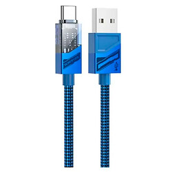 USB кабель Borofone BU42 Octavia, Type-C, 1.2 м., Синій
