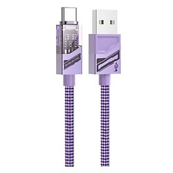 USB кабель Borofone BU42 Octavia, Type-C, 1.2 м., Фиолетовый