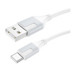 USB кабель Borofone BX101 Creator, Type-C, 1.0 м., Белый