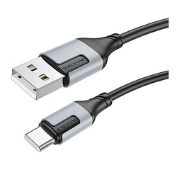 USB кабель Borofone BX101 Creator, Type-C, 1.0 м., Чорний