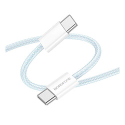 USB кабель Borofone BX103 Original, Type-C, 1.0 м., Голубой