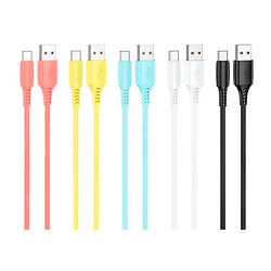 USB кабель Borofone BX40 Multicolor, Type-C, 1.0 м., Різнокольоровий