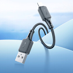 USB кабель Hoco X101 Assistant Apple iPhone SE 2022 / iPhone 14 Pro Max / iPhone 14 Plus / iPhone 14 Pro / iPhone 14 / iPhone 13 Pro / iPhone 13 Mini / iPhone 13 / iPhone 13 Pro Max / iPhone 12 Mini / iPhone 12 Pro Max, Lightning, 1.0 м., Черный - № 4